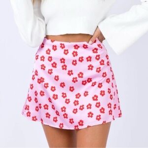 Princess Polly floral mini-skirt. US size 0